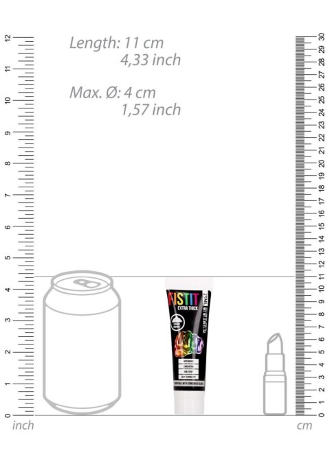 Extra Thick Lubricant - Rainbow - 0.8 fl oz / 25 ml Fist It