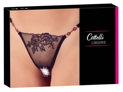 Stringi rozcięte bez kroku otwarte erotyczne S/M Cottelli LINGERIE