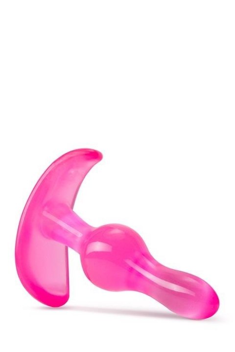 B YOURS CURVY ANAL PLUG PINK Blush