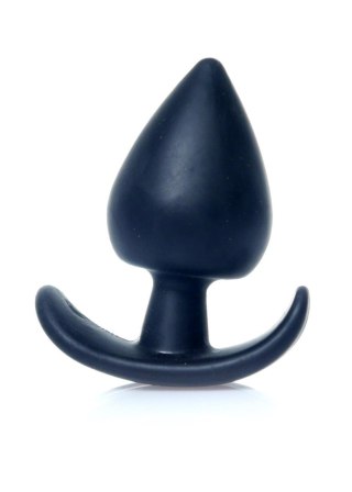 Gładka czarna zatyczka analna korek sex plug 8cm B - Series EasyLove