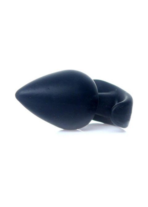 Gładka czarna zatyczka analna korek sex plug 8cm B - Series EasyLove