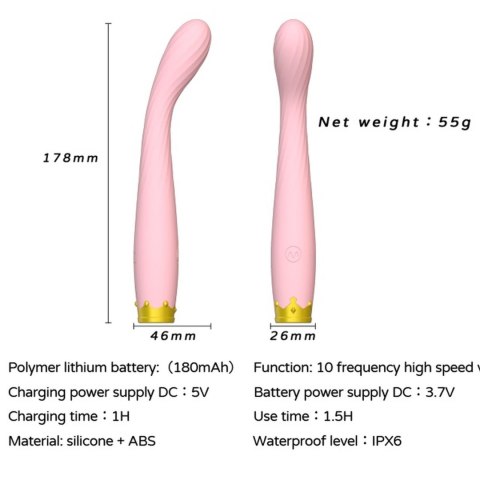 G SPOT VIBRATOR Pink B - Series Cute