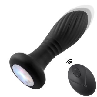 Lighting anal plug black B - Series Cute