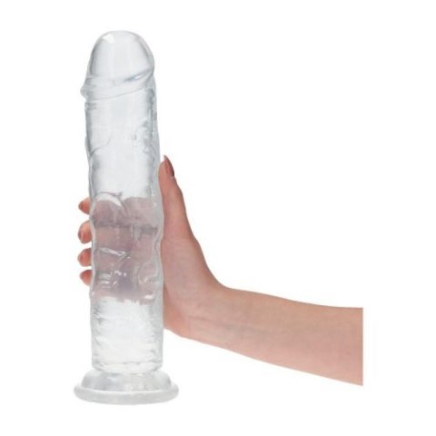 Ogromne dildo przezroczyste z przyssawką 32 cm Real Rapture