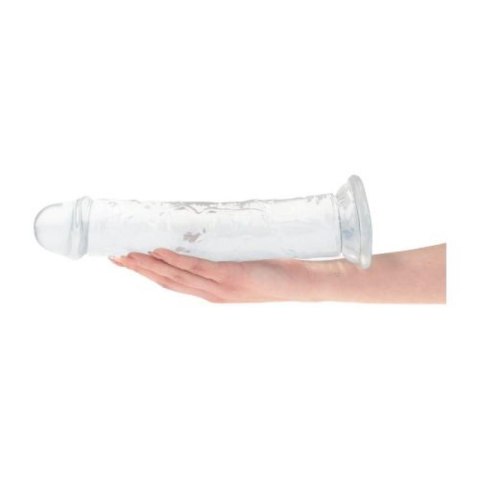 Ogromne dildo przezroczyste z przyssawką 32 cm Real Rapture