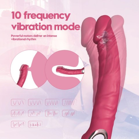 Realistic Vibrator PINK B - Series Cute