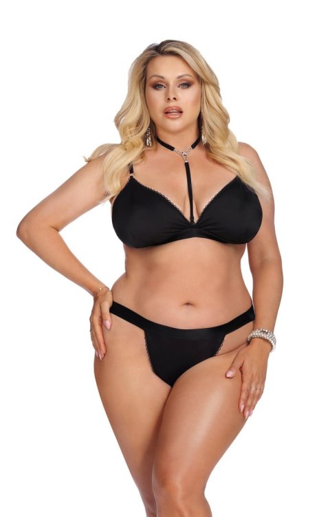 LAURA SET XXL+ (komplet biustonosz+stringi/set bra+thongs) Anais