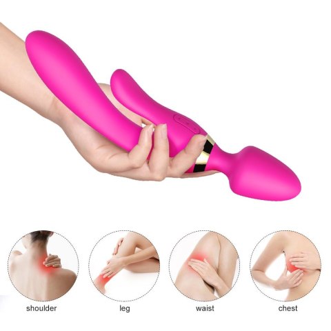 Masażer różdżka wibrator królik 9 trybów 23 cm sex B - Series Joy