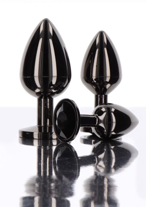 Butt Plug With Diamond Jewel S Black Taboom