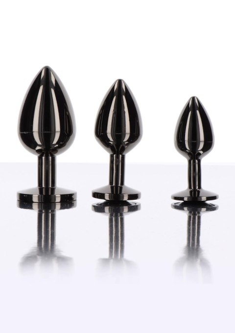 Butt Plug With Diamond Jewel S Black Taboom