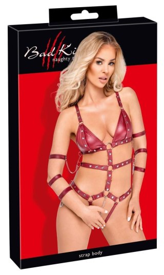 Bad Kitty Strap Body red M Bad Kitty