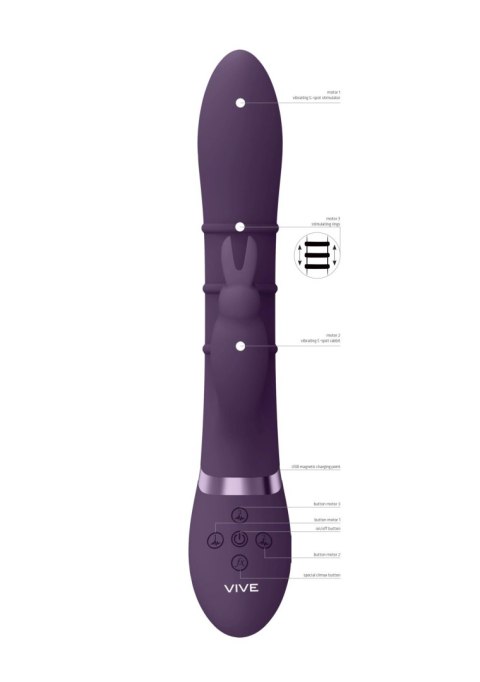 Sora - Up & Down Stimulating Rings, Vibrating G-Spot Rabbit Vive