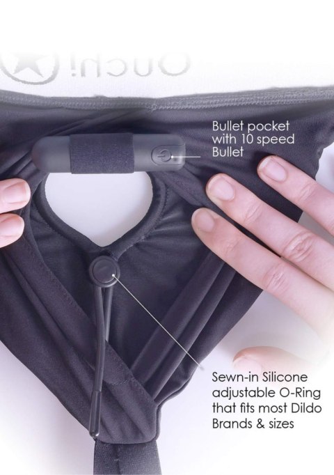 Vibrating Strap-on Boxer - XS/S Ouch!