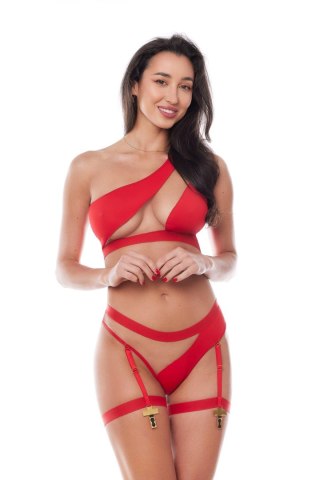 GISELLE RED SET (top&thong/top&figi) XS Anais