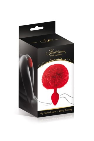 RED POMPOM ANAL PLUG Sweet Caress