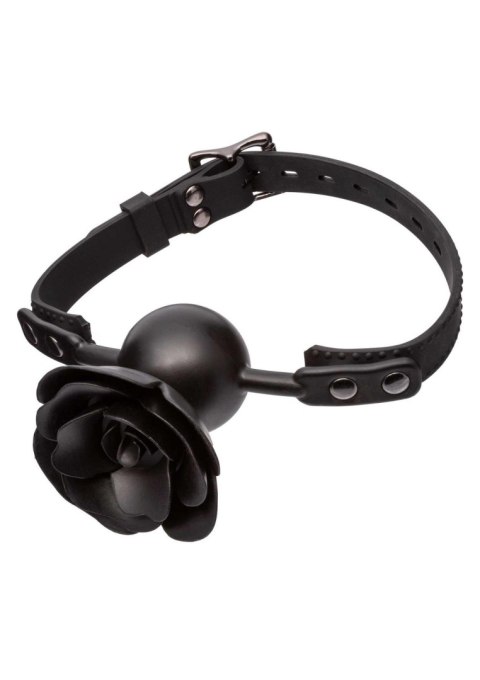 Removable Rose Gag Black CalExotics