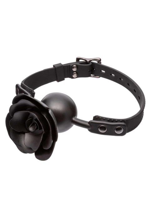 Removable Rose Gag Black CalExotics