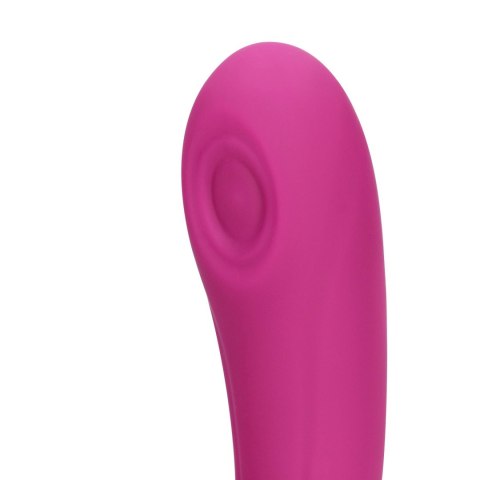 Gen - Rechargeable Triple Action G-Spot Vibrator with Pulse Wave and Vibrating Bristles - Pink Vive