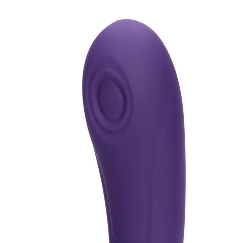 Gen - Rechargeable Triple Action G-Spot Vibrator with Pulse Wave and Vibrating Bristles - Purple Vive