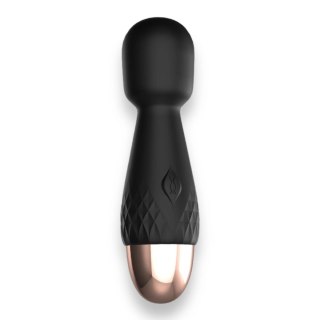 Power Escorts - Mini Wand De Luxe - Black - 11,6 Cm / 4.5 Inch Silicone Wand Massager Power Escorts