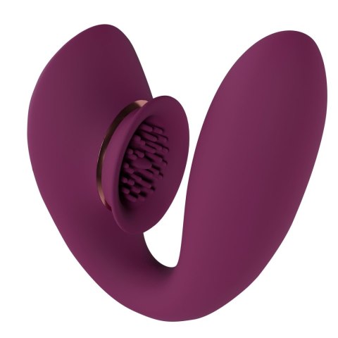 Twitch 3 - Rechargeable Vibrator & Suction - Silicone - 10 Speed - Burgundy Innovation