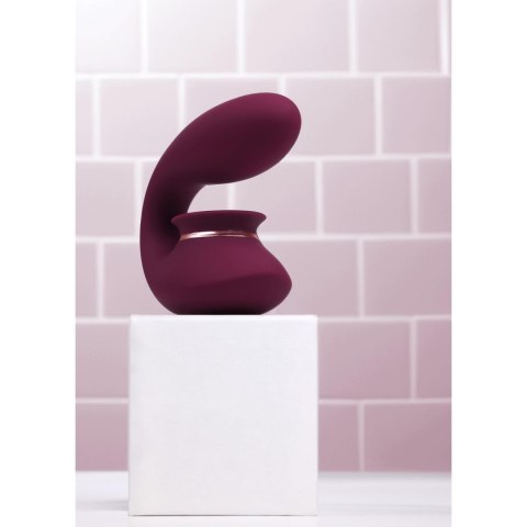 Twitch 3 - Rechargeable Vibrator & Suction - Silicone - 10 Speed - Burgundy Innovation