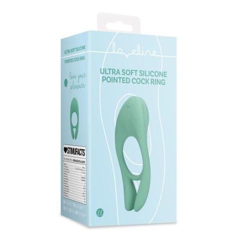 Ultra Soft Silicone Pointed Cock Ring Loveline