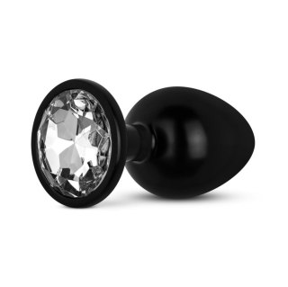 Anal Collection - Butt Plug M - Black/Silver Easytoys