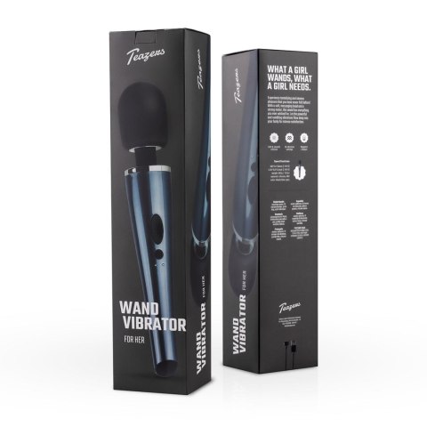 Black Lightning Wand Vibrator Teazers