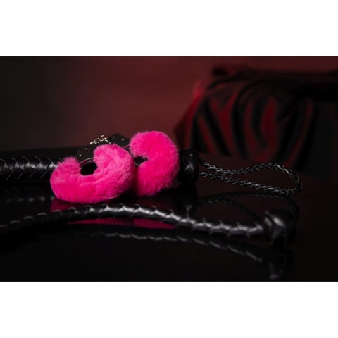 Furry Metal Hand Cuffs - Pink Ouch!