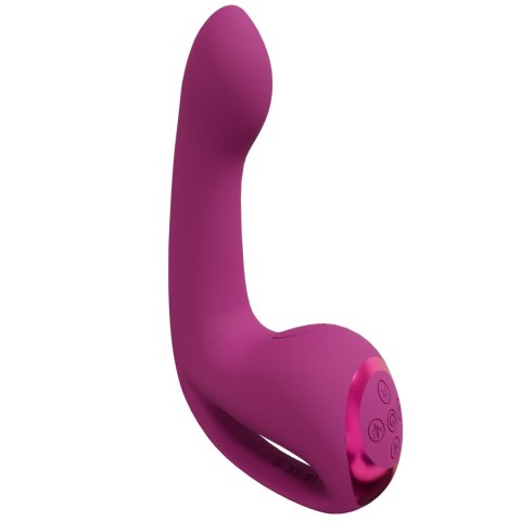 Riko - Rechargeable Triple Action Thumper with Advanced Finger Motion & Pulse Wave Stimulator - Pink Vive