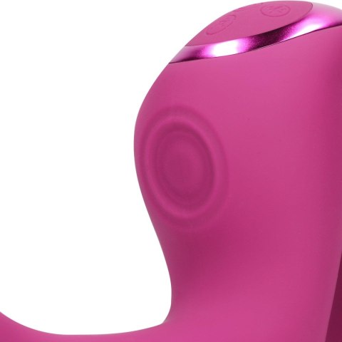 Riko - Rechargeable Triple Action Thumper with Advanced Finger Motion & Pulse Wave Stimulator - Pink Vive