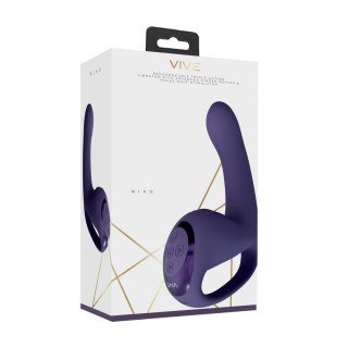 Riko - Rechargeable Triple Action Vibrator with Advanced Finger Motion & Pulse Wave Stimulator - Purple Vive