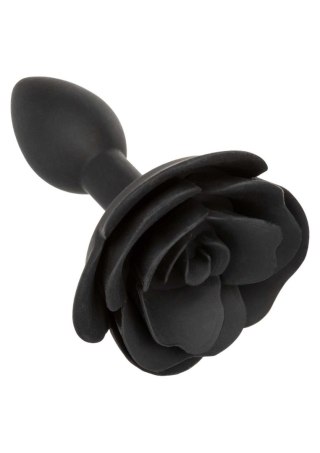 Small Rose Anal Plug Black CalExotics