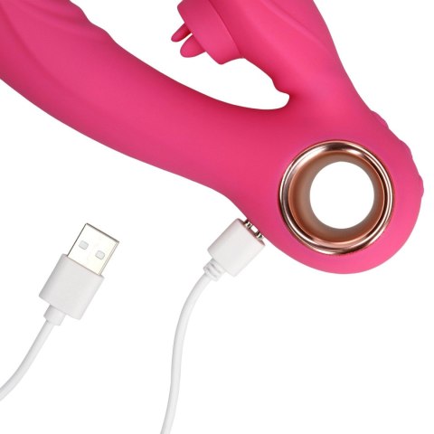 Tongue Flickering and Heating Rabbit Vibrator Loveline