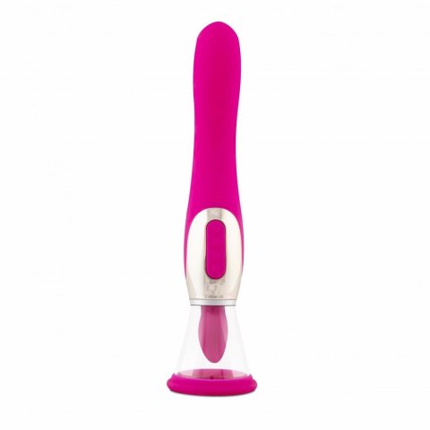 Pleasure Pump With G-Spot Vibrator - Pink Teazers