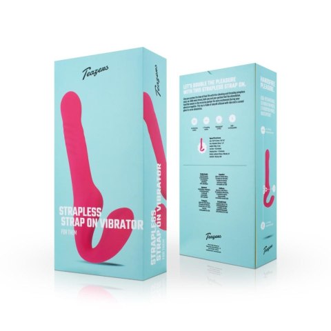 Teazers Strapless Strap On Vibrator - Pink Teazers