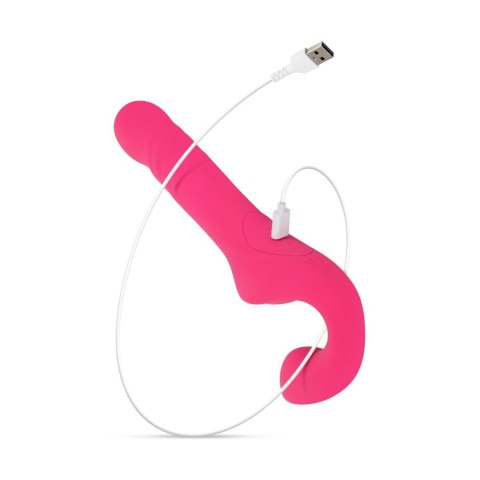 Teazers Strapless Strap On Vibrator - Pink Teazers