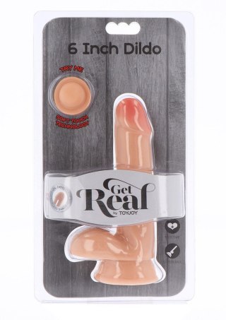 Dual density dildo6 inch balls TOYJOY