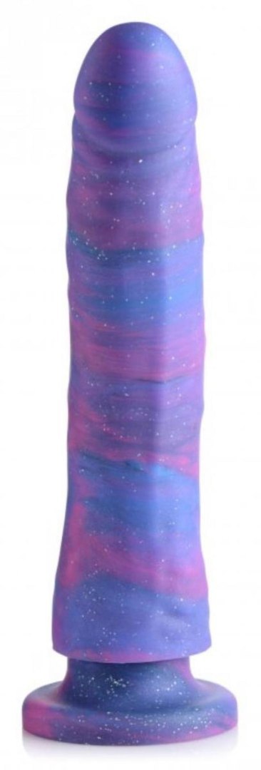 Magic Stick Silicone Dildo With Glitter - 24 cm Strap U