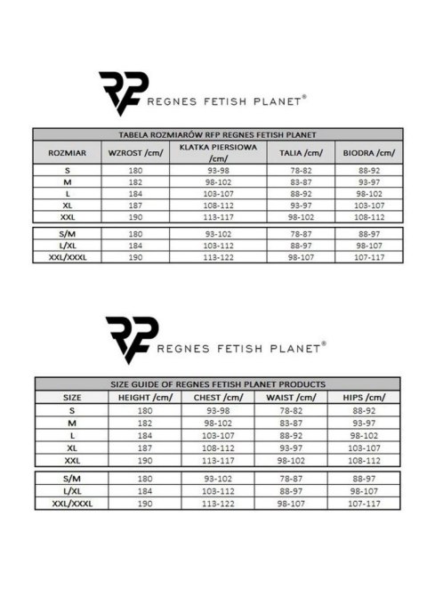 Męskie stringi z wetlooka z dekoracyjną taśmą z przodu xxl Regnes Fetish Planet