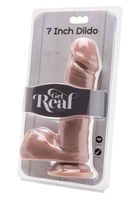 Penis jak realny naturalny sex dildo jądra 18cm TOYJOY