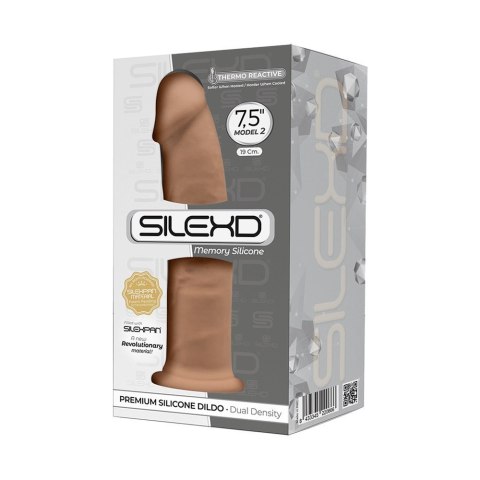 Silikonowe miękkie dildo realistyczny wygląd 19 cm Silexd