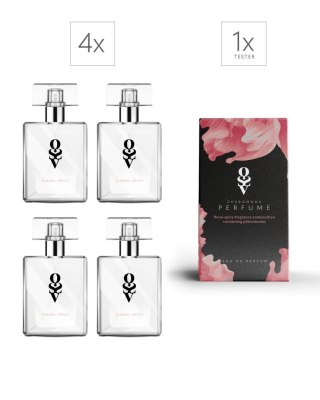 Zestaw Tester + 4 Perfumy Floral-spicy 30 ml Obsessive