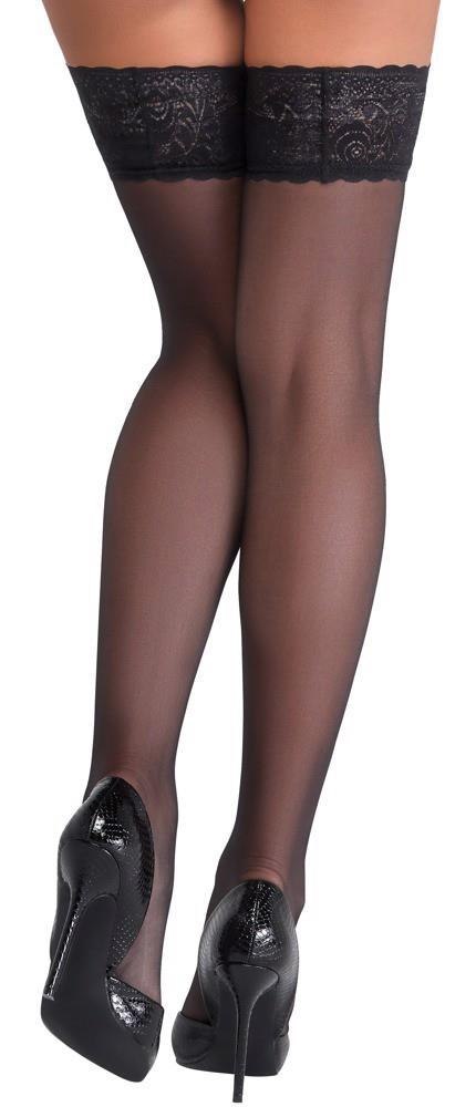 Hold-ups black 4 Cottelli LEGWEAR