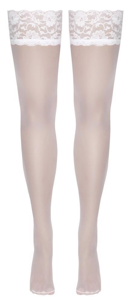 Hold-ups white 4 Cottelli LEGWEAR