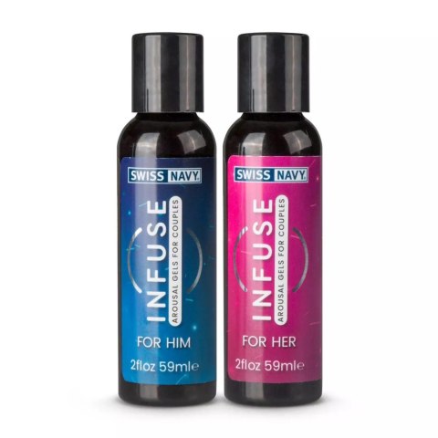 Infuse - 2 in 1 Arousal Gel for Couples - 2 x 2 fl oz / 59 ml Swiss Navy