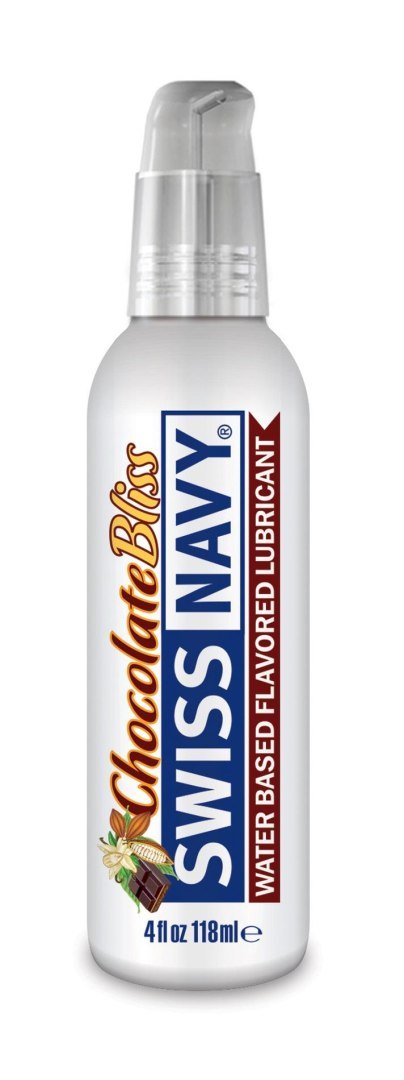 Lubricant with Chocolate Bliss Flavor - 4 fl oz / 118 ml Swiss Navy