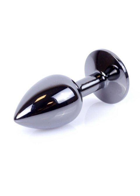 Sex plug korek analny stalowy z kryształem 2,7cm B - Series HeavyFun