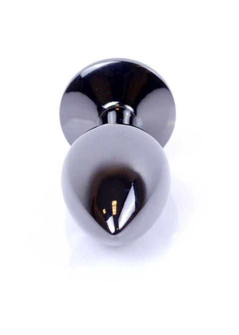 Sex plug korek analny stalowy z kryształem 2,7cm B - Series HeavyFun